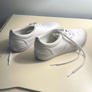 white low top vans